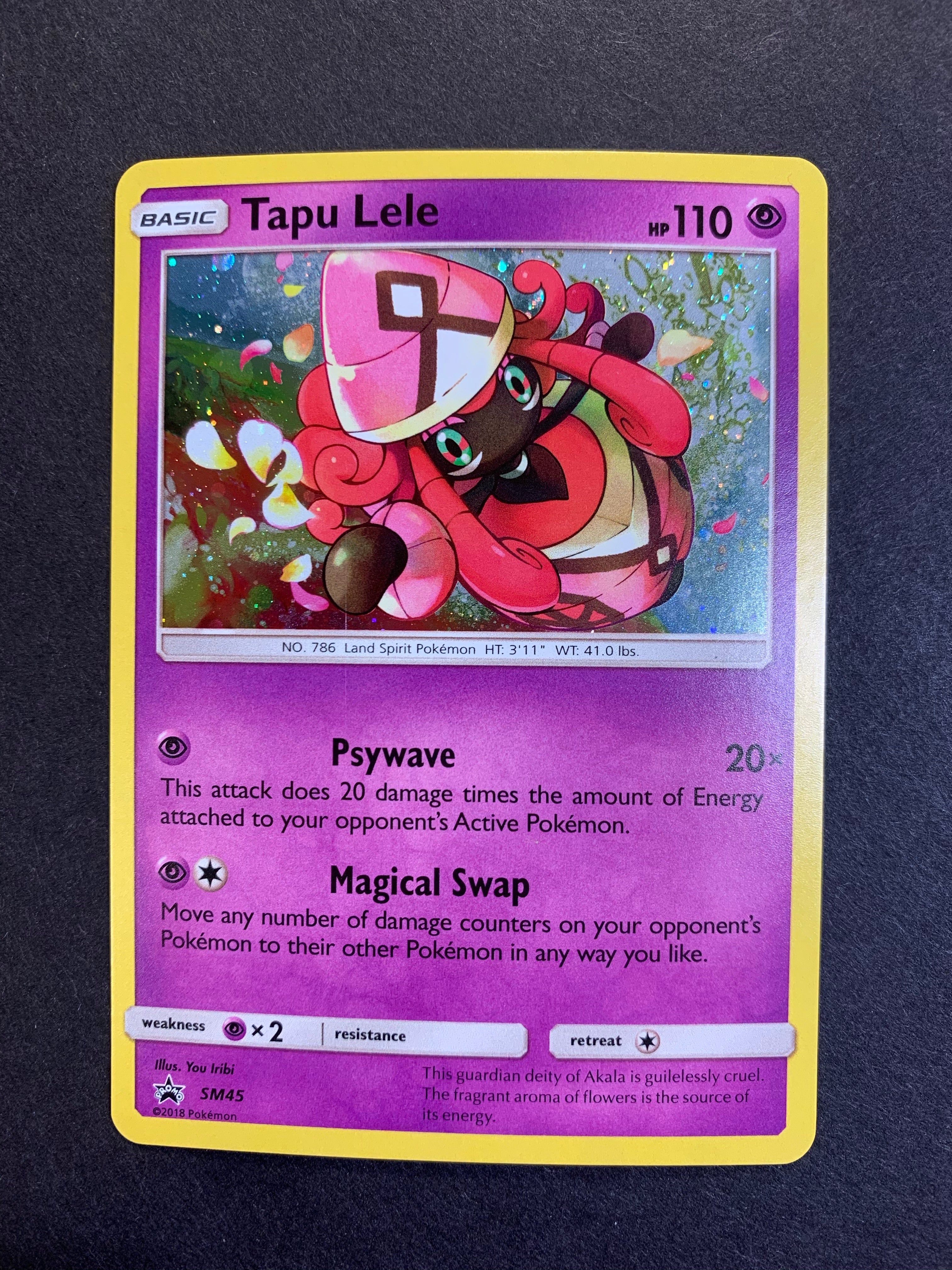 Tapu Lele - SM45 - Holofoil SM Promos - Promo Heavily Played Holofoil