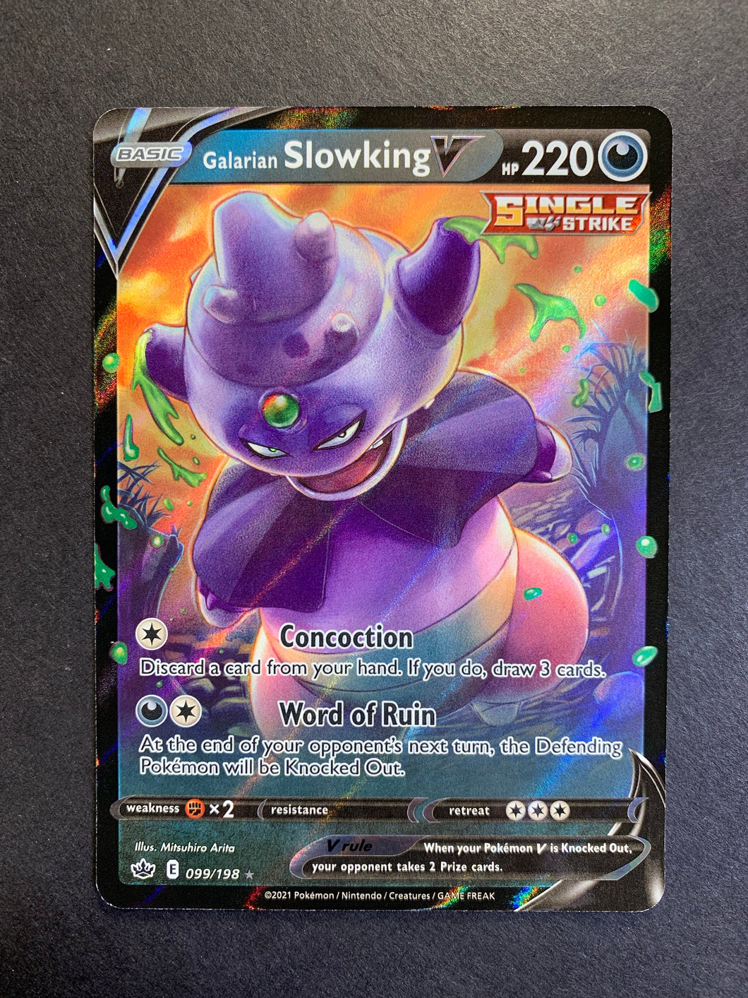 Slowbro V Pokemon Card Lot - & Galarian Slowbro V Ultra Rare Chilling Reign Galarian Slowking V Slowbro V Pokemon Card Lot - & Galarian Slowbro V Ultra Rare Chilling Reign Galarian Slowking V