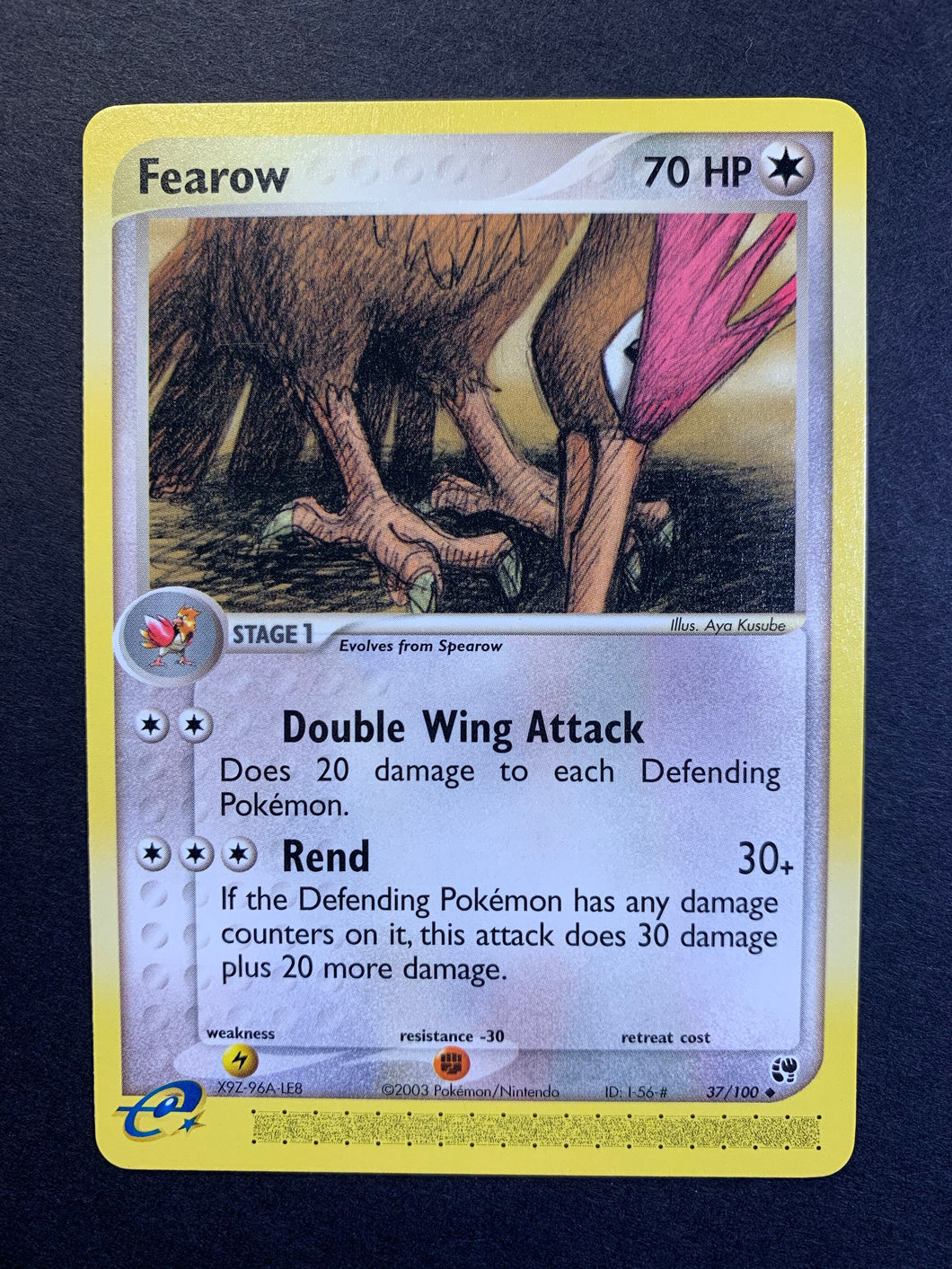 Fearow - 37/100 non-Holo Uncommon