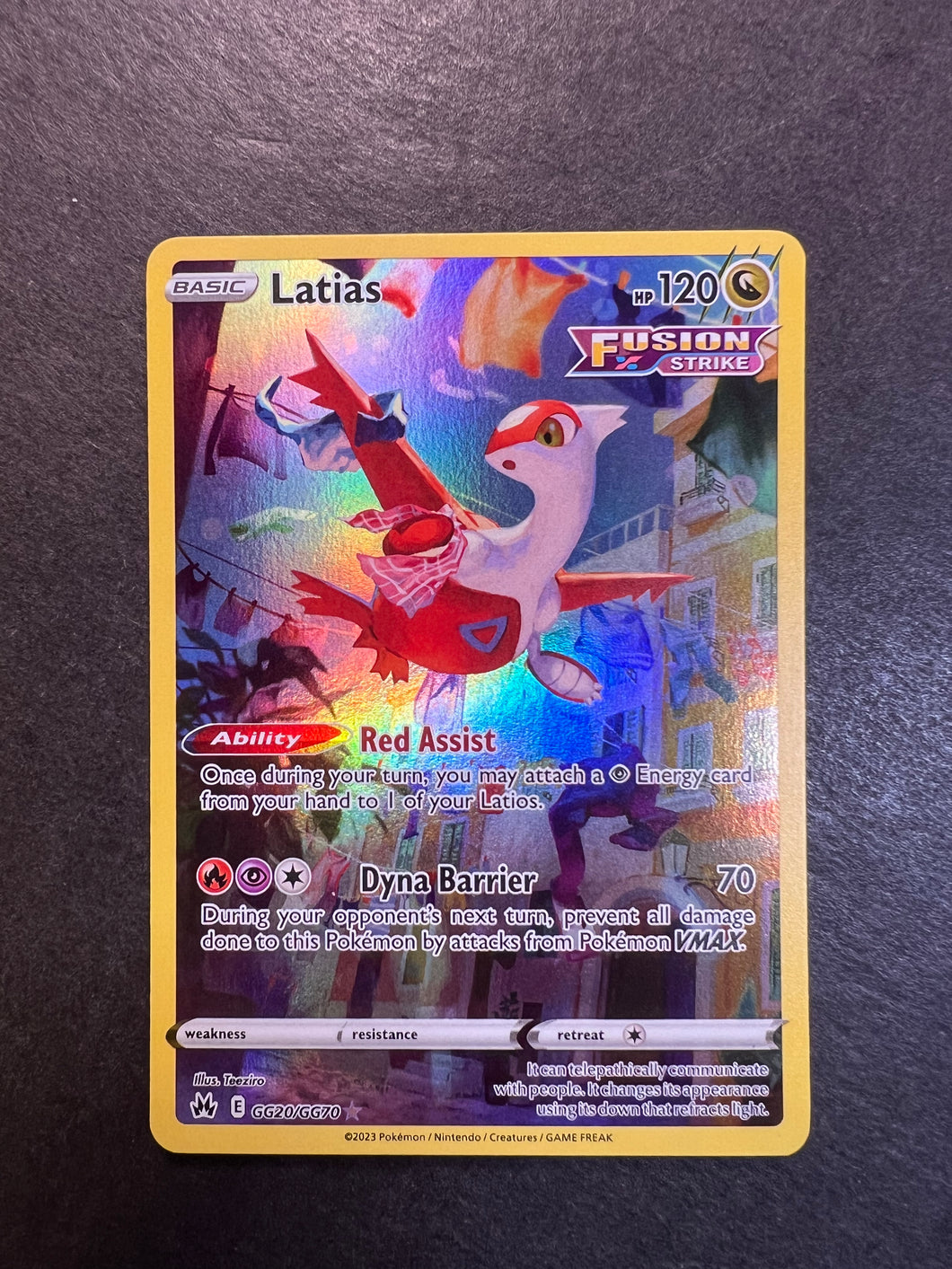 Latias - GG20/GG70 Holo Ultra Rare - Crown Zenith