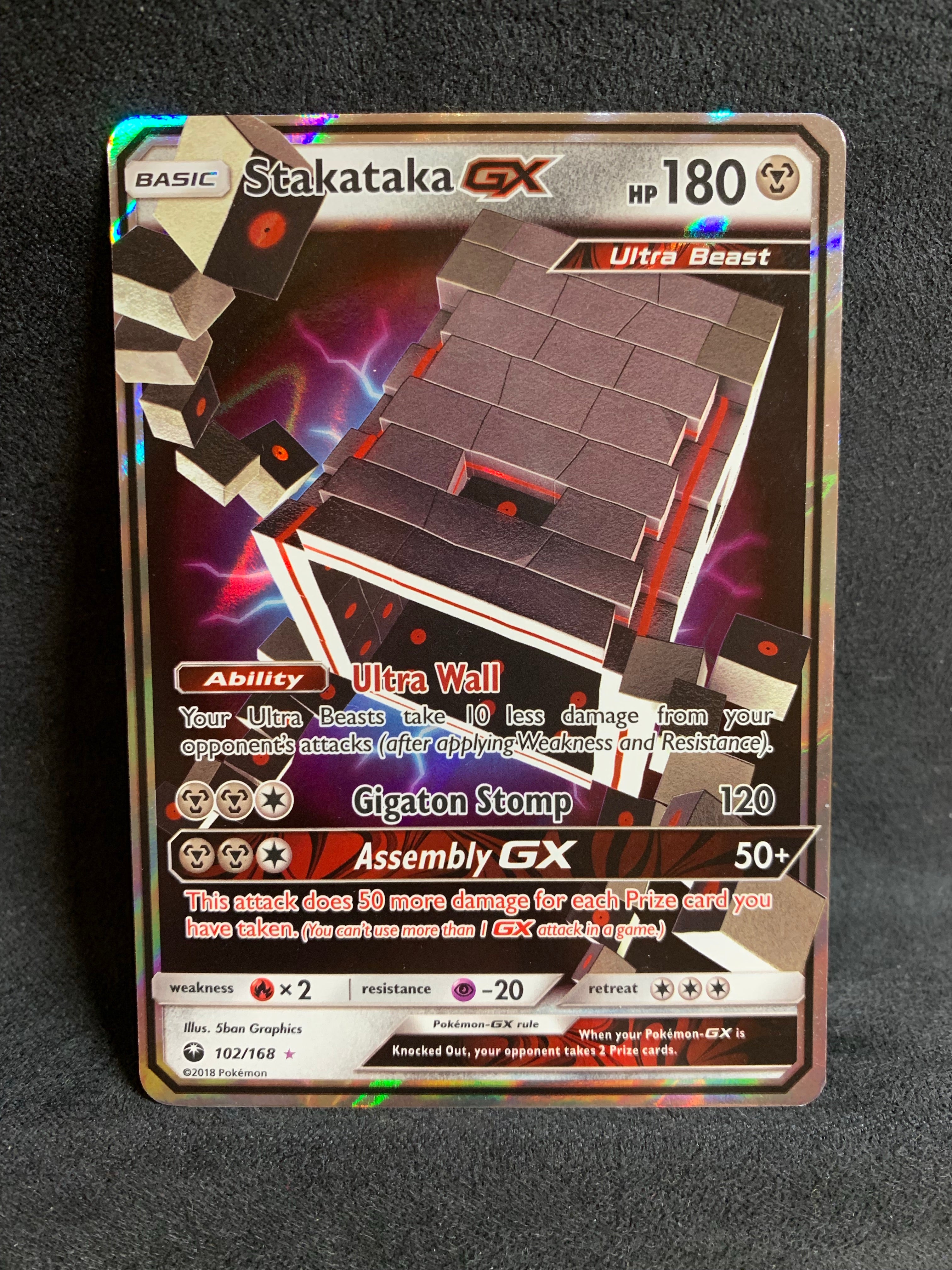 Stakataka GX - 102/168 Ultra Rare Stakataka GX - 102/168 Ultra Rare