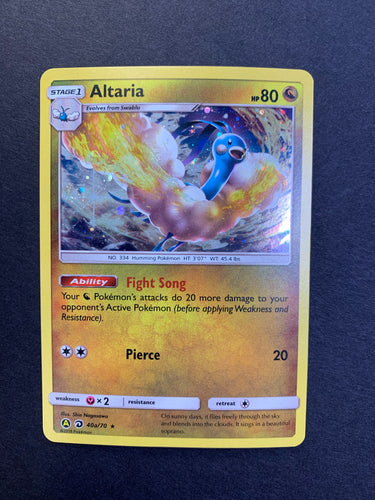 Altaria - 40a/70 Holo Rare Promo