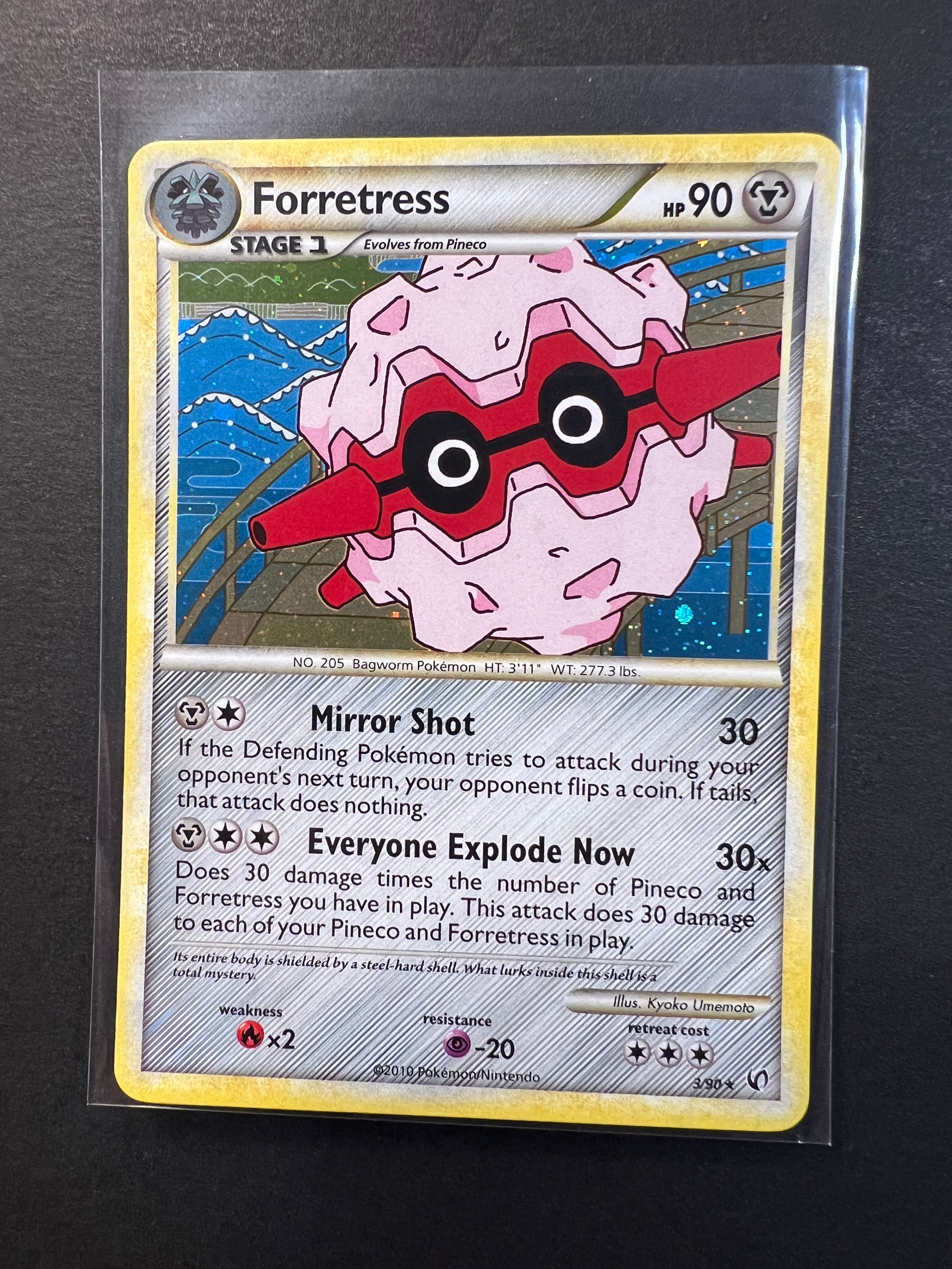 Forretress - 3/90 Holo Rare - HGSS Undaunted JAB Games13 Forretress - 3/90 Holo Rare - HGSS Undaunted JAB Games13