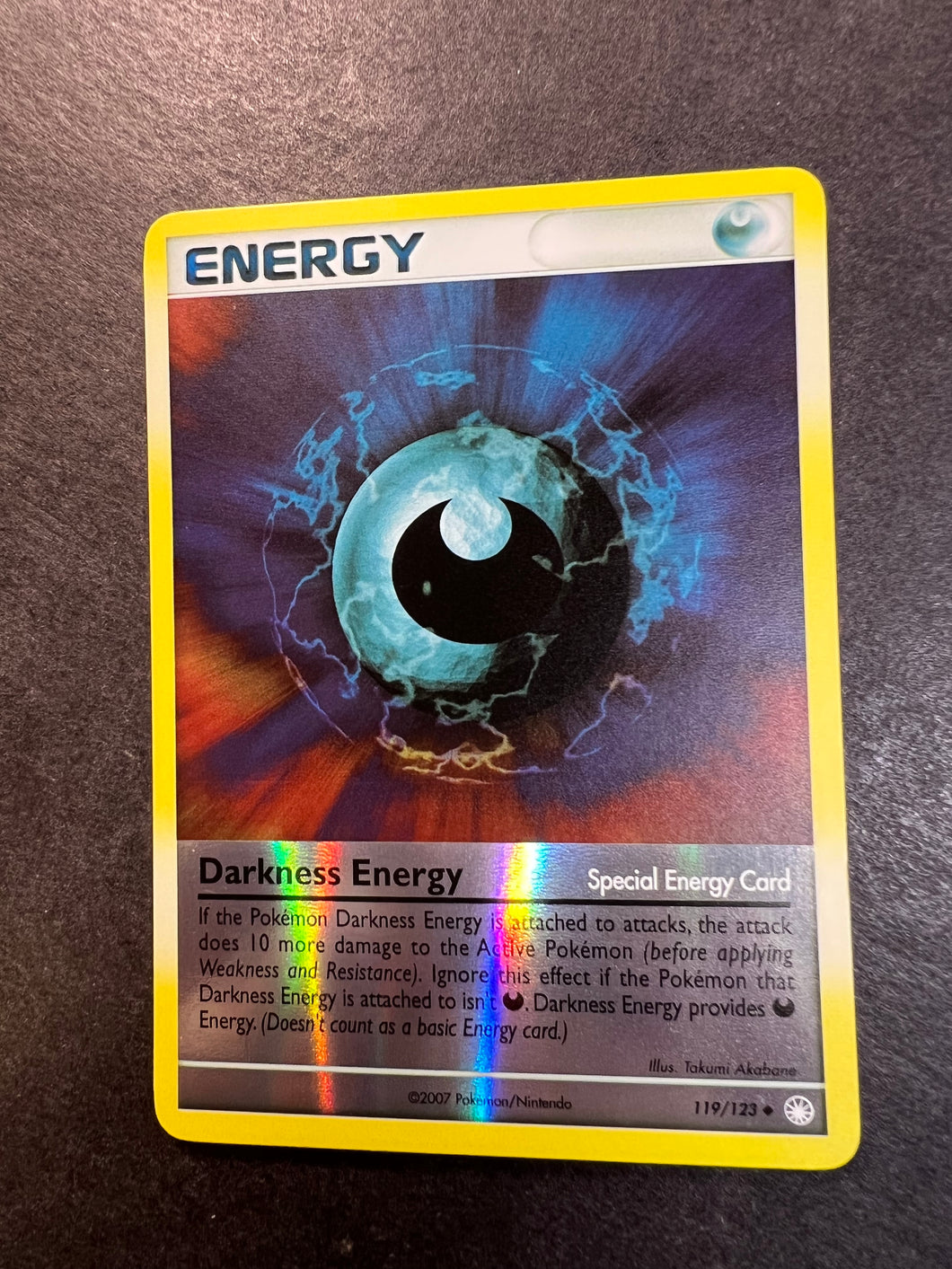 Darkness Energy - 119/123 Reverse Holo - Mysterious Treasures