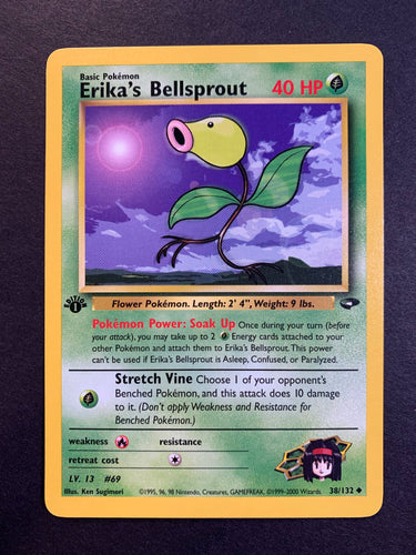 Erika’s Bellsprout 1st Edition - 38/132 Gym Challenge
