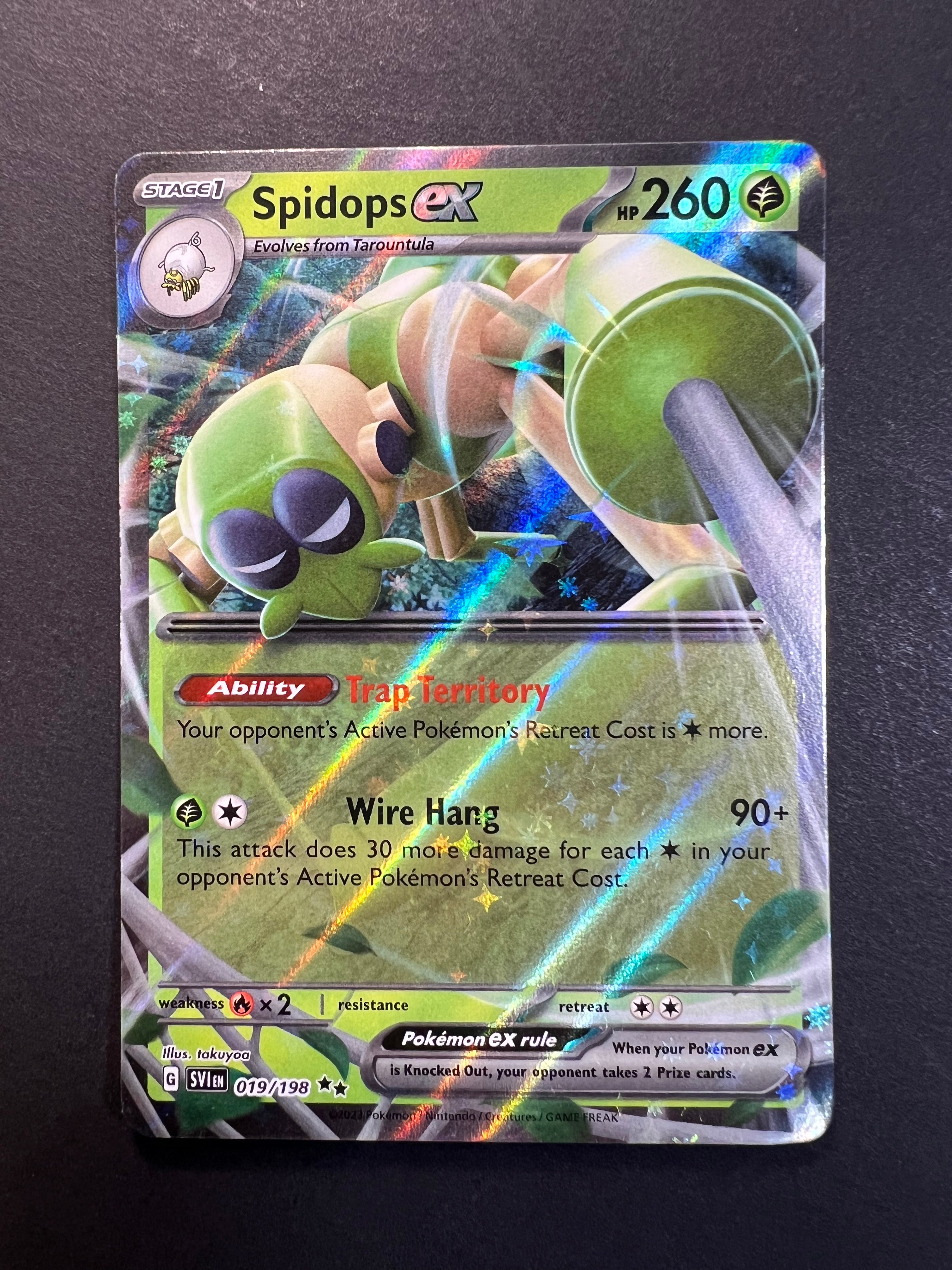 Spidops ex - 019/198 Ultra Rare - Scarlet & Violet – JAB Games13