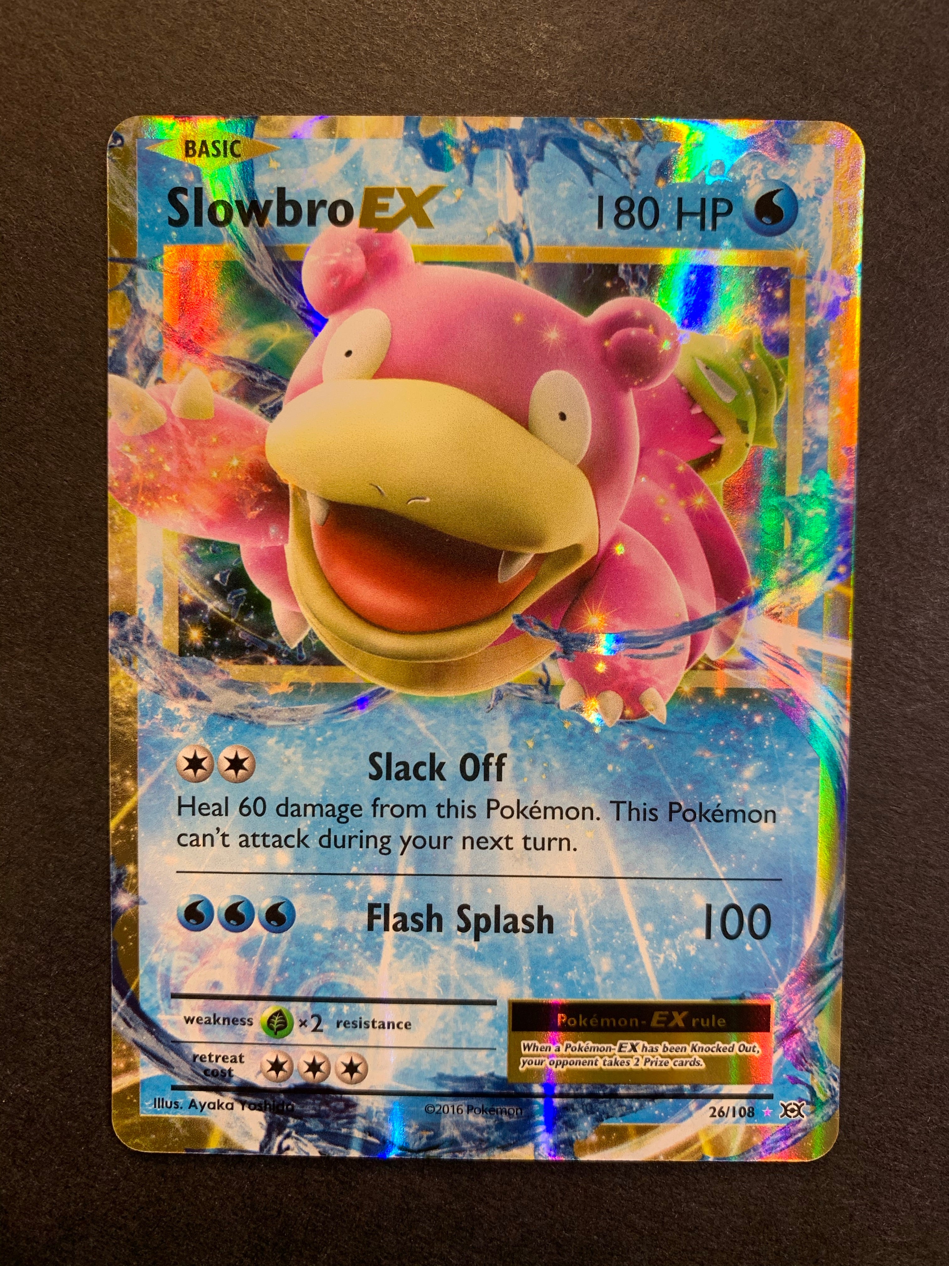 Slowbro EX - 26/108 Ultra Rare - XY Evolutions