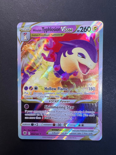 Hisuian Typhlosion VStar - 054/189 Full Art Ultra Rare - Astral Radiance