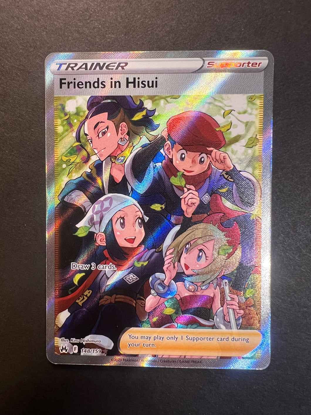 Friends in Hisui - 148/159 Full Art Ultra Rare Trainer - Crown Zenith