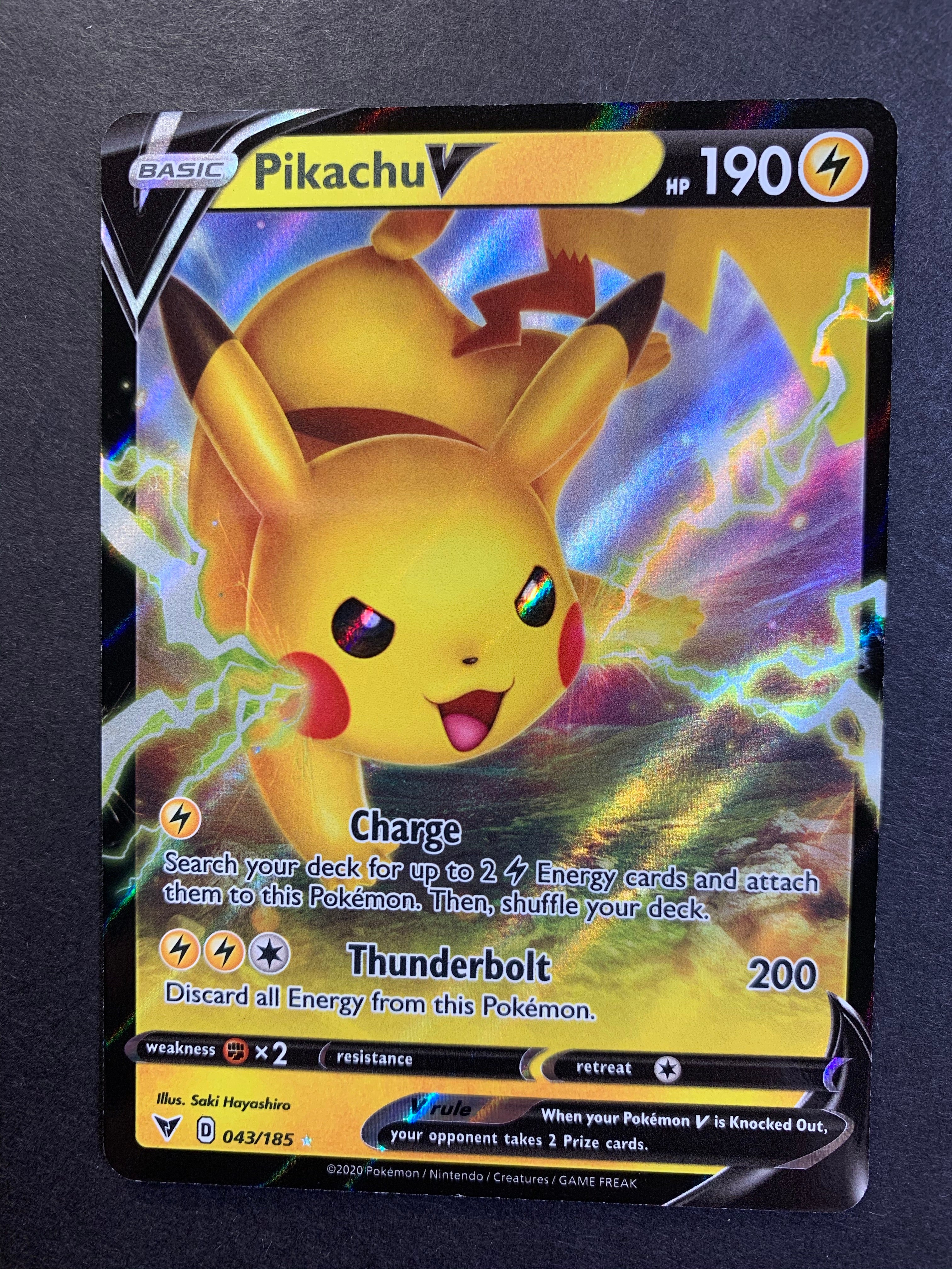 Pikachu-V (86/264), Busca de Cards
