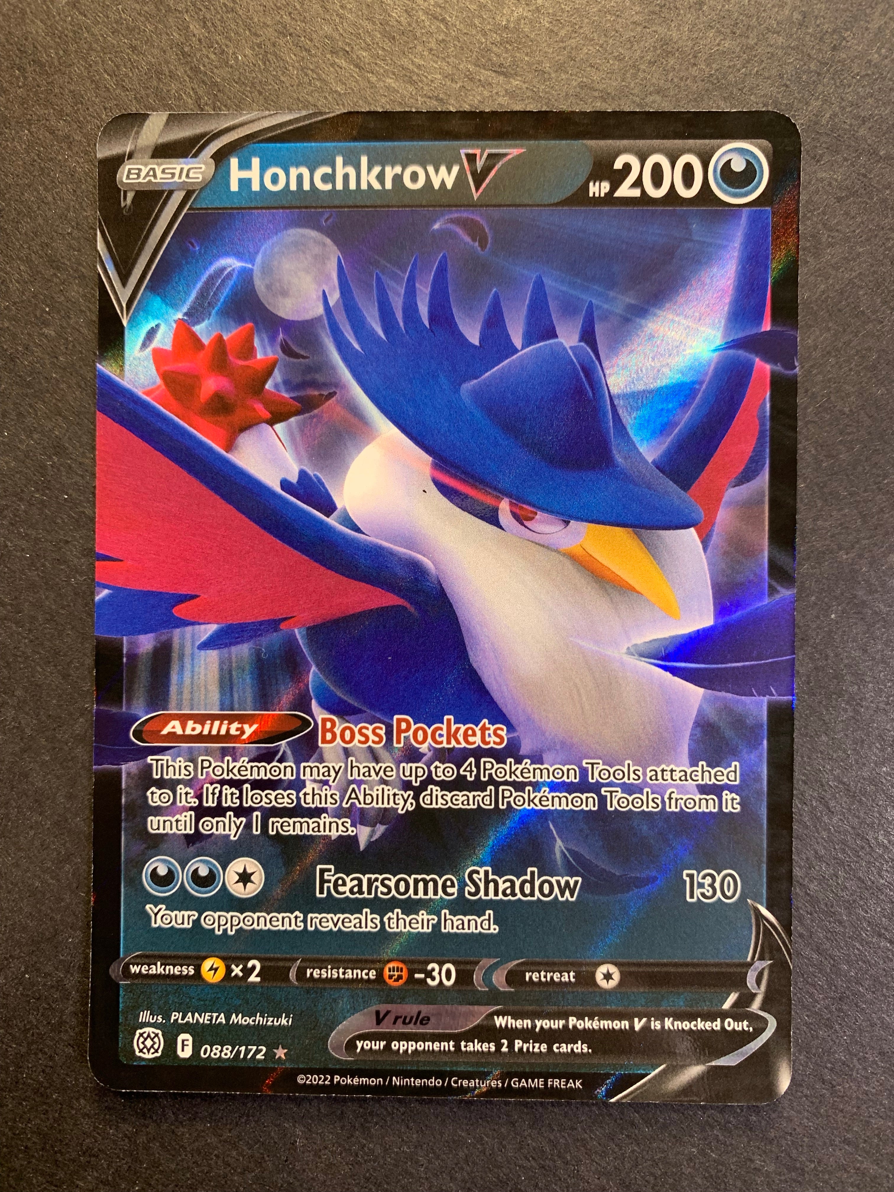honchkrow v pokemon card price Honchkrow V - 088/172 Ultra Rare