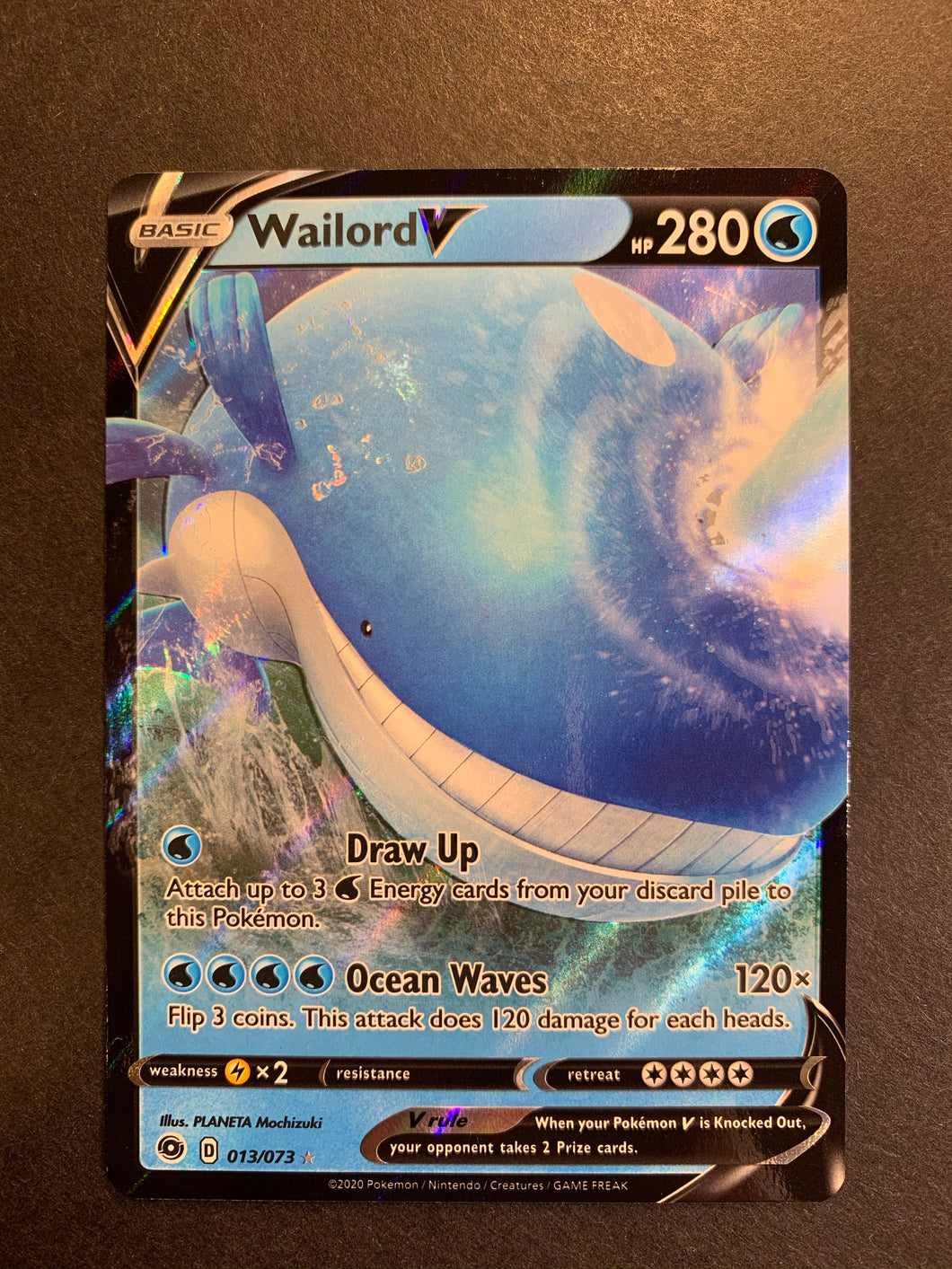 Wailord V - 013/073 Ultra Rare - Champion's Path JAB Games13 Wailord V - 013/073 Ultra Rare - Champion's Path JAB Games13