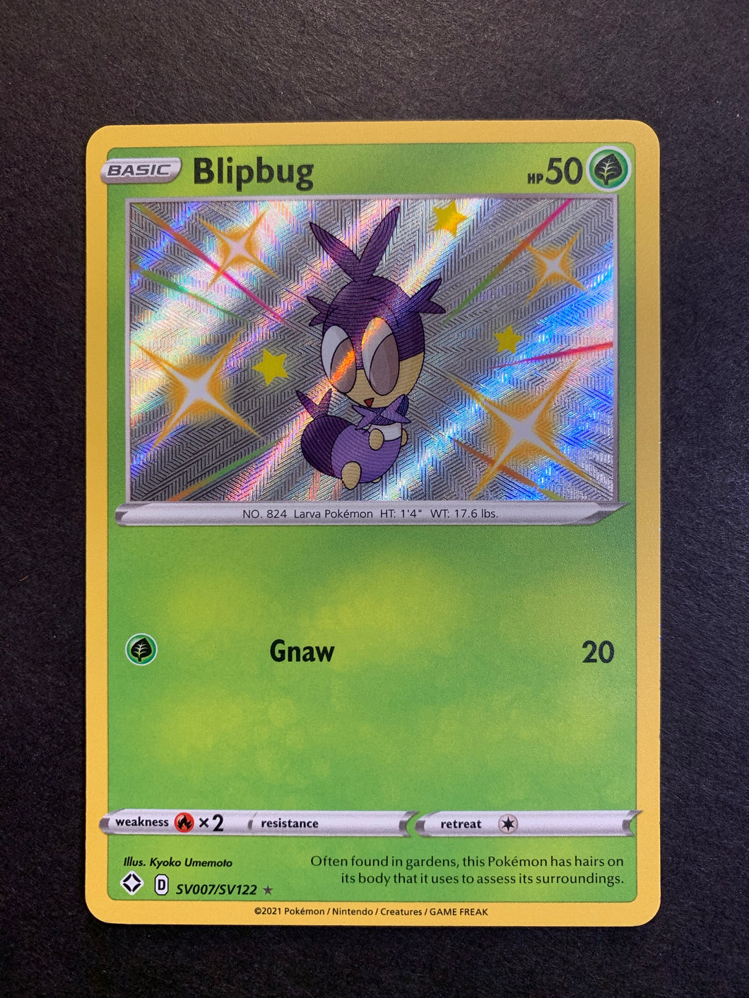 Blipbug - SV007/SV122 Shiny Holo Rare - Shining Fates