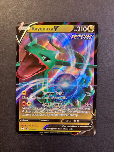 Rayquaza V - 110/203 Ultra Rare - Evolving Skies