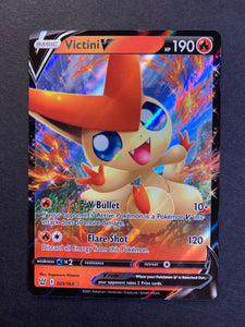 Pokemon Sword & Shield Battle Styles Ultra Rare Victini V #21 Pokemon Sword & Shield Battle Styles Ultra Rare Victini V #21