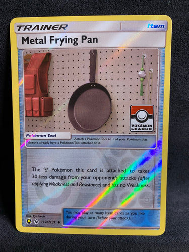 Metal Frying Pan - 112a/131 Reverse Holo League Promo