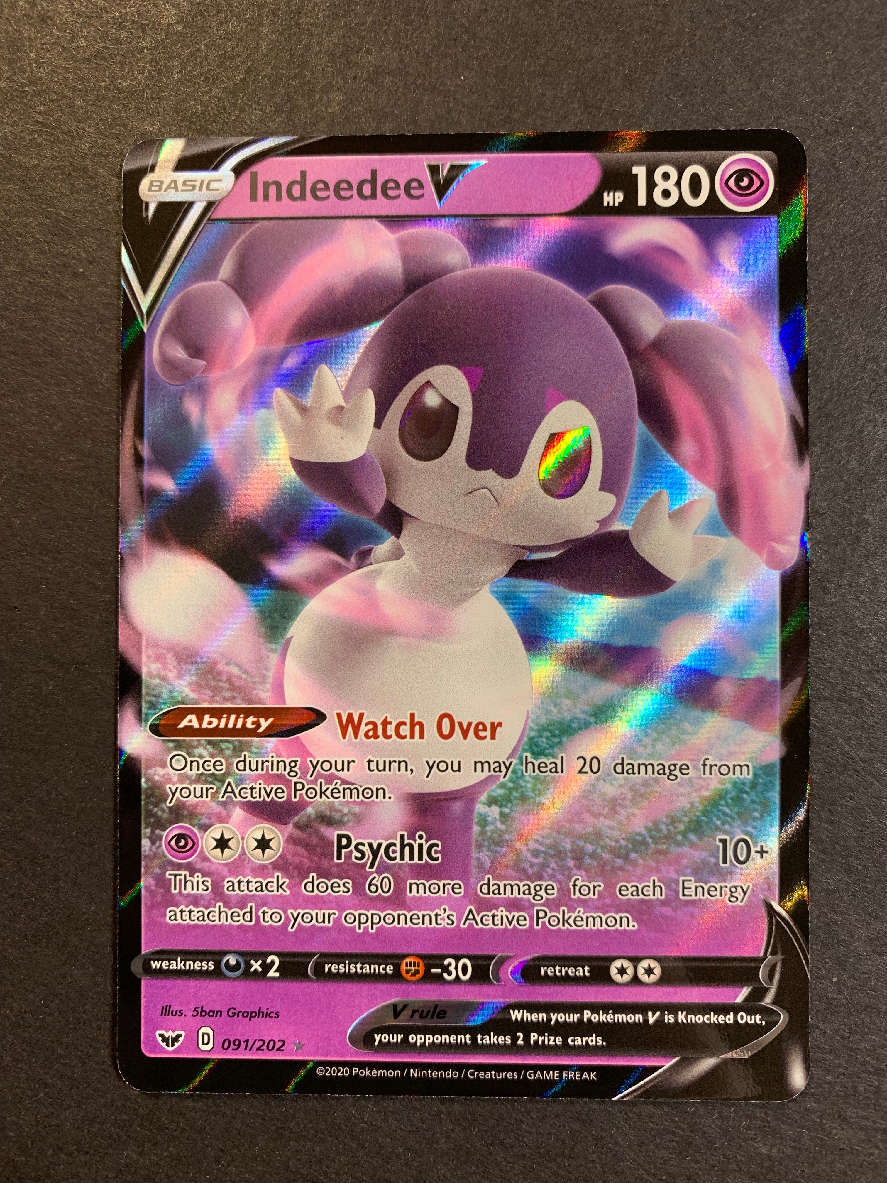 Indeedee V - 091/202 Ultra Rare - Sword and Shield JAB Games13 Indeedee V - 091/202 Ultra Rare - Sword and Shield JAB Games13
