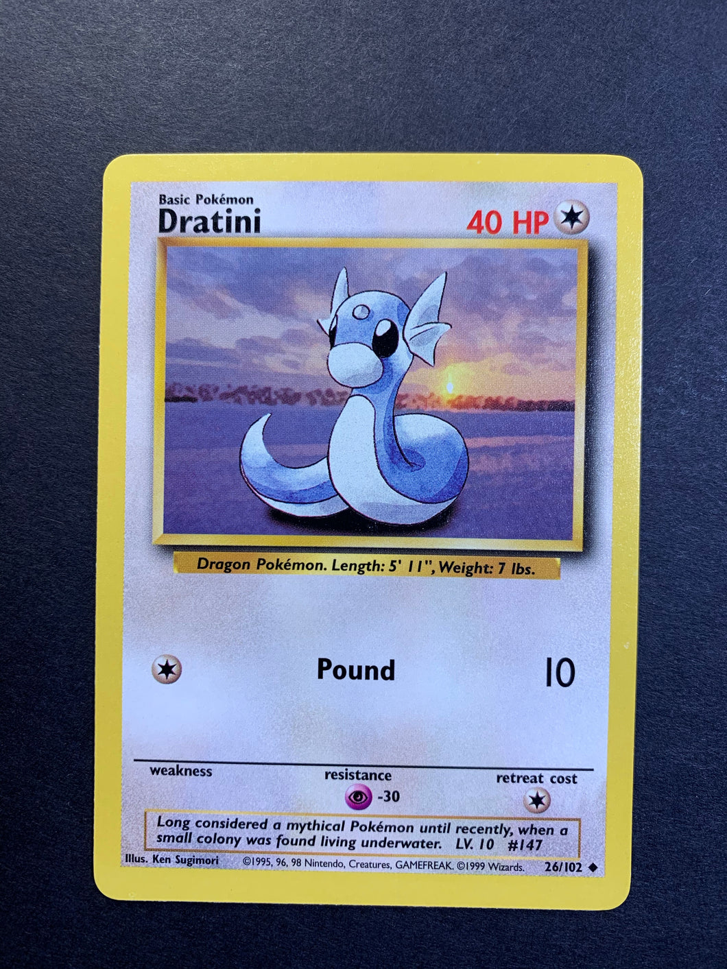basic dratini pokemon card value Dratini 147/236 Pokmon card from Unified Minds for sale at best price