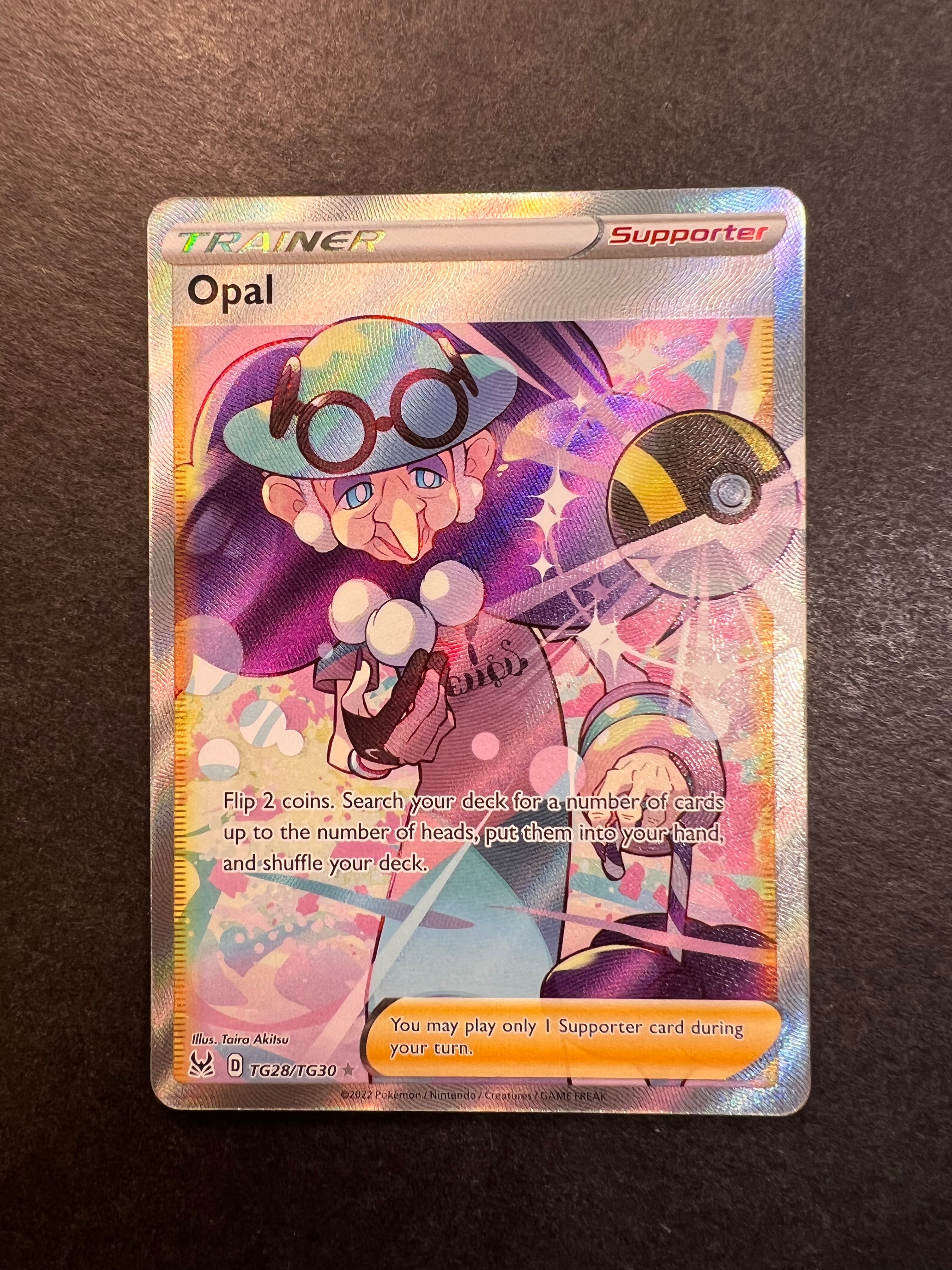 Opal - TG28/TG30 Full Art Ultra Rare Trainer