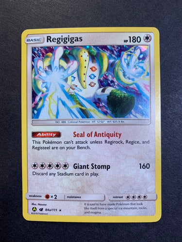 Regigigas - 84a/111 Holo Rare Promo
