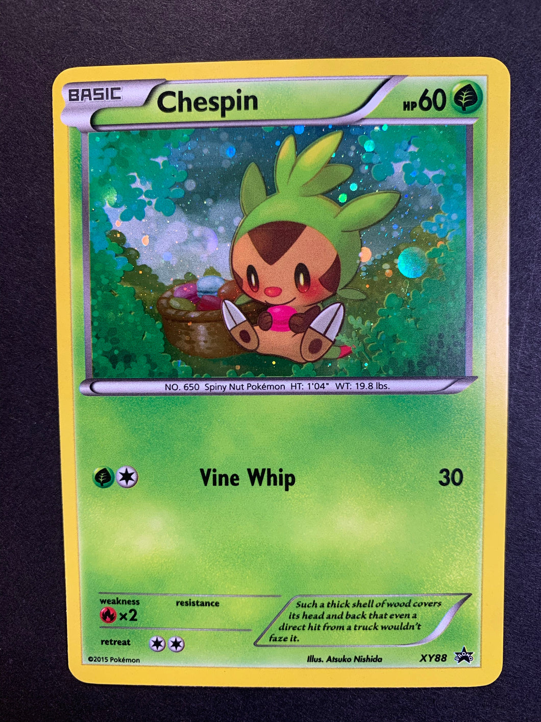 Chespin - XY88 Holo Rare Promo JAB Games13 Chespin - XY88 Holo Rare Promo JAB Games13