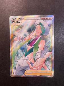 Wallace - 194/195 Full Art Ultra Rare Trainer - Silver Tempest