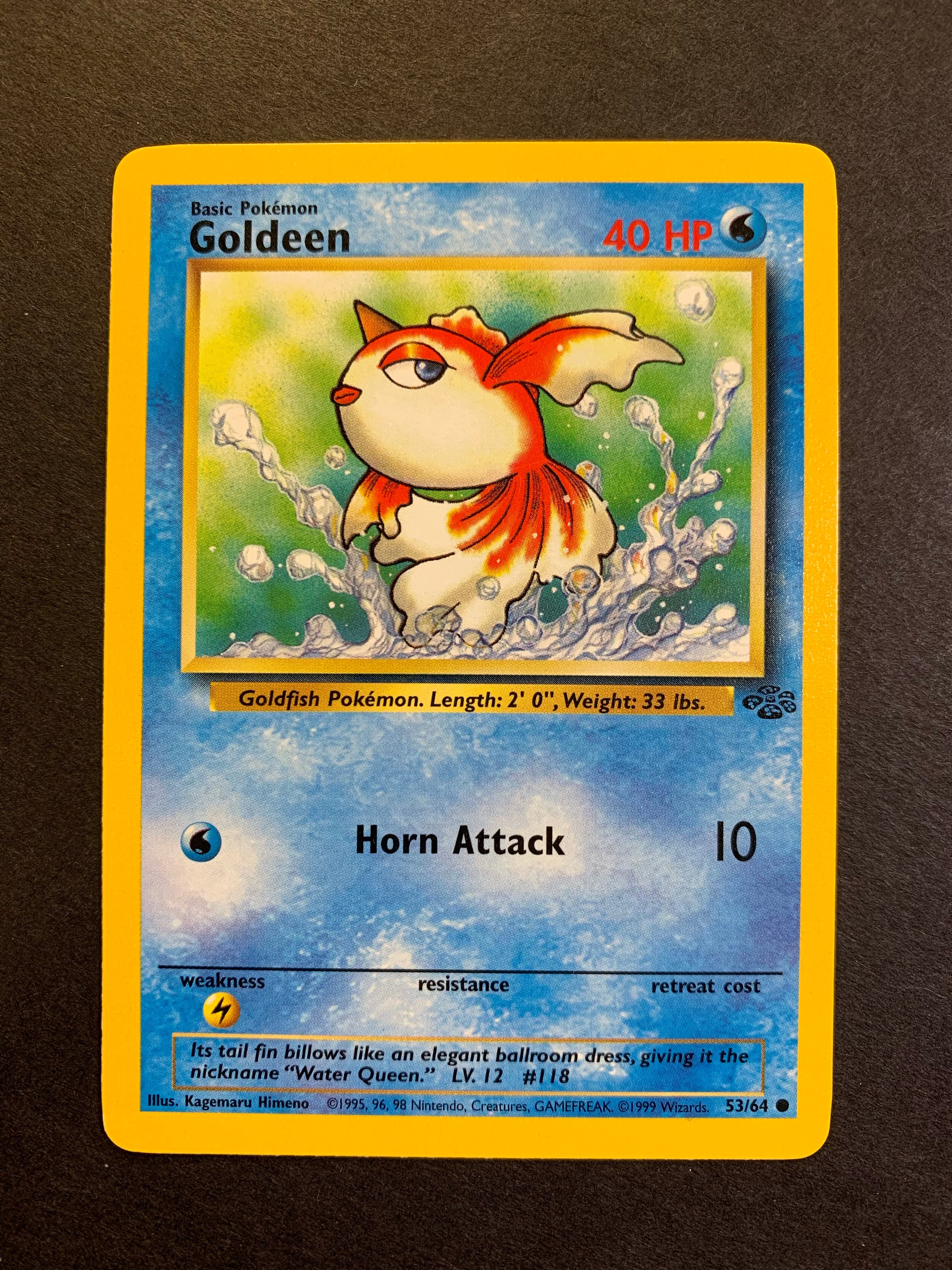 Goldeen - 53/64 Vintage Jungle Set JAB Games13 Goldeen - 53/64 Vintage Jungle Set JAB Games13