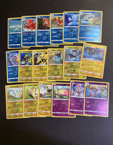 Pokemon Battle Styles Complete Reverse Holo Set - 123 Cards + 4 Ultra Rare V