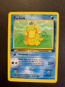 Psyduck 1st Edition - 65/82 Vintage Team Rocket