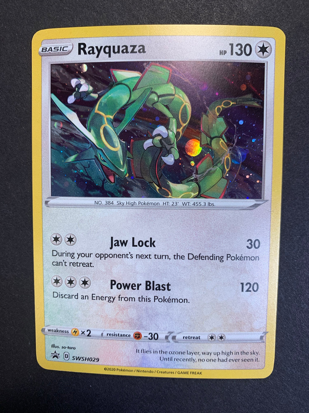 rayquaza pokemon card worth Rayquaza - SWSH029 Holo Rare Promo