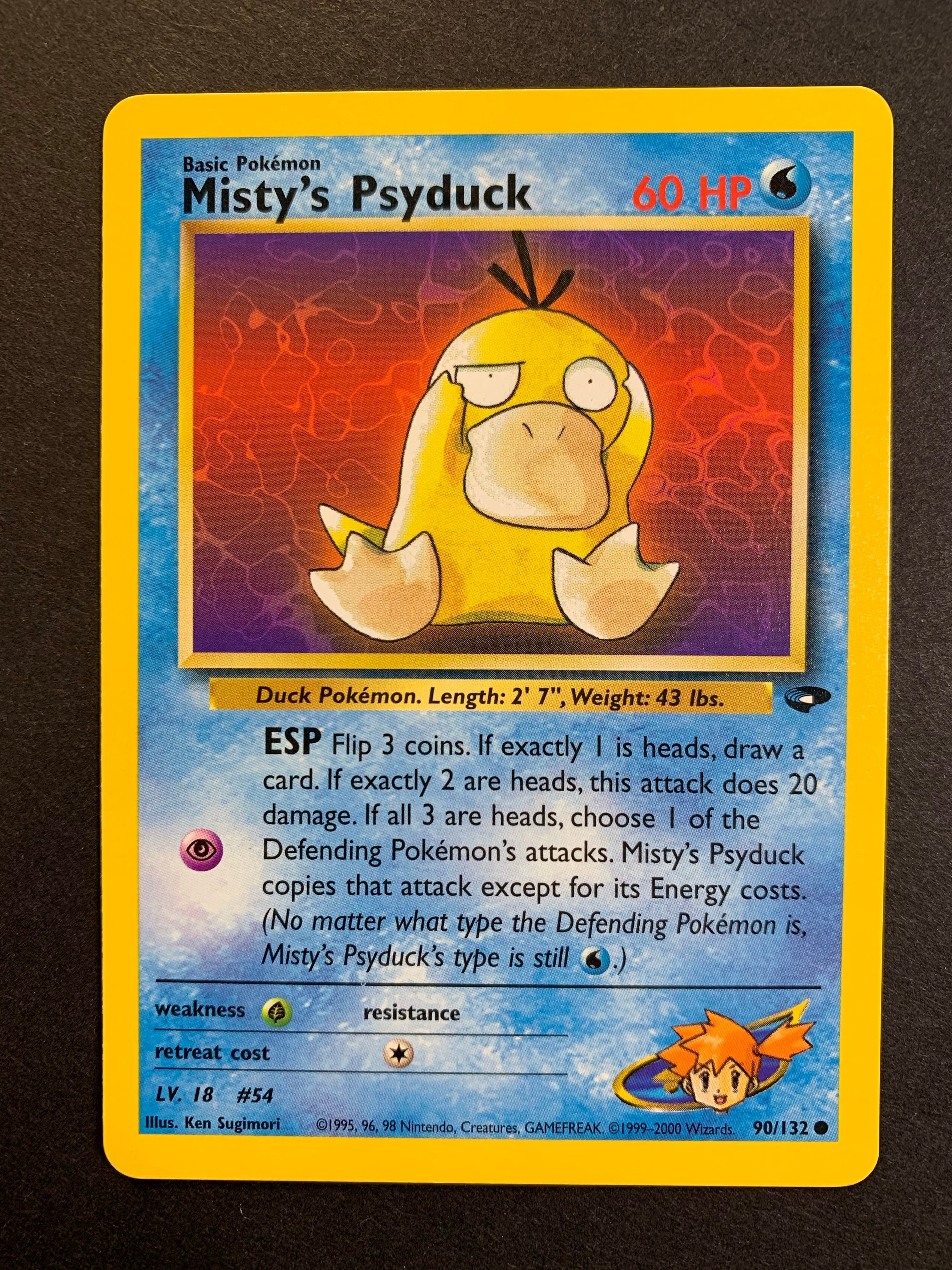 PSA 10 Misty's Psyduck AR 071/063 sv9a Heat Wave Arena