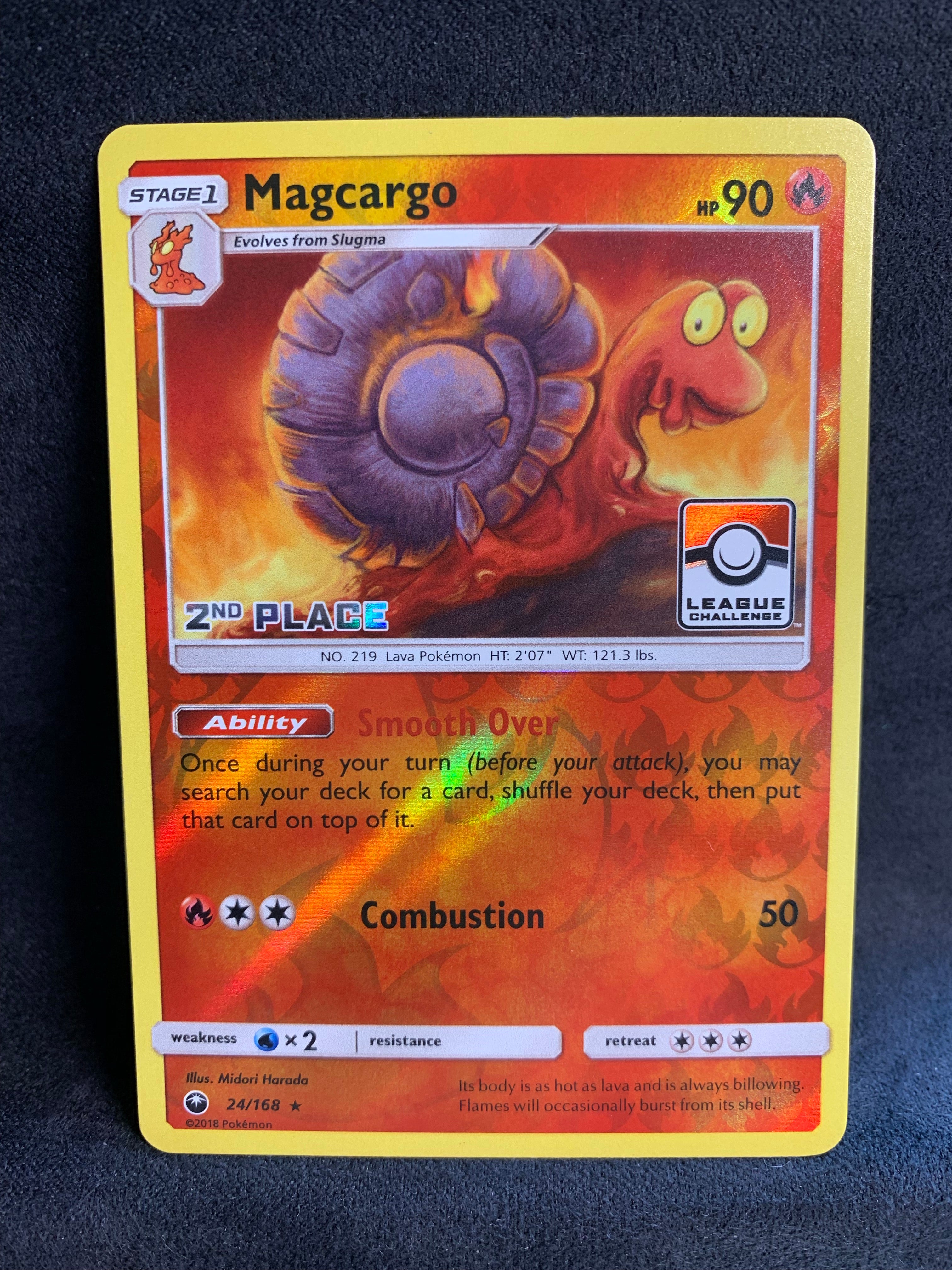 Magcargo 2nd Place - 24/168 League Promo JAB Games13 Magcargo 2nd Place - 24/168 League Promo JAB Games13