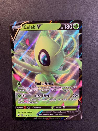 Celebi V - 001/202 Ultra Rare - Sword and Shield