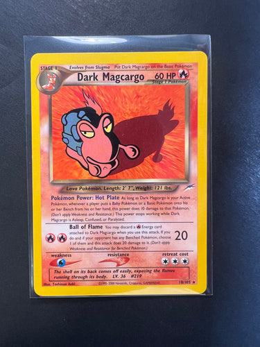 Dark Magcargo - 18/105 Non-Holo Rare - Neo Destiny Set