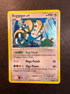 Pokemon Diamond & Pearl Stormfront Rare Regigigas #9 Pokemon Diamond & Pearl Stormfront Rare Regigigas #9