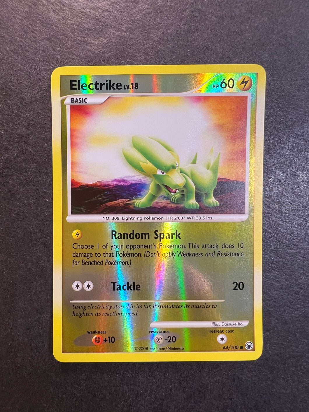 Electrike - 64/100 Reverse Holo - Majestic Dawn Set