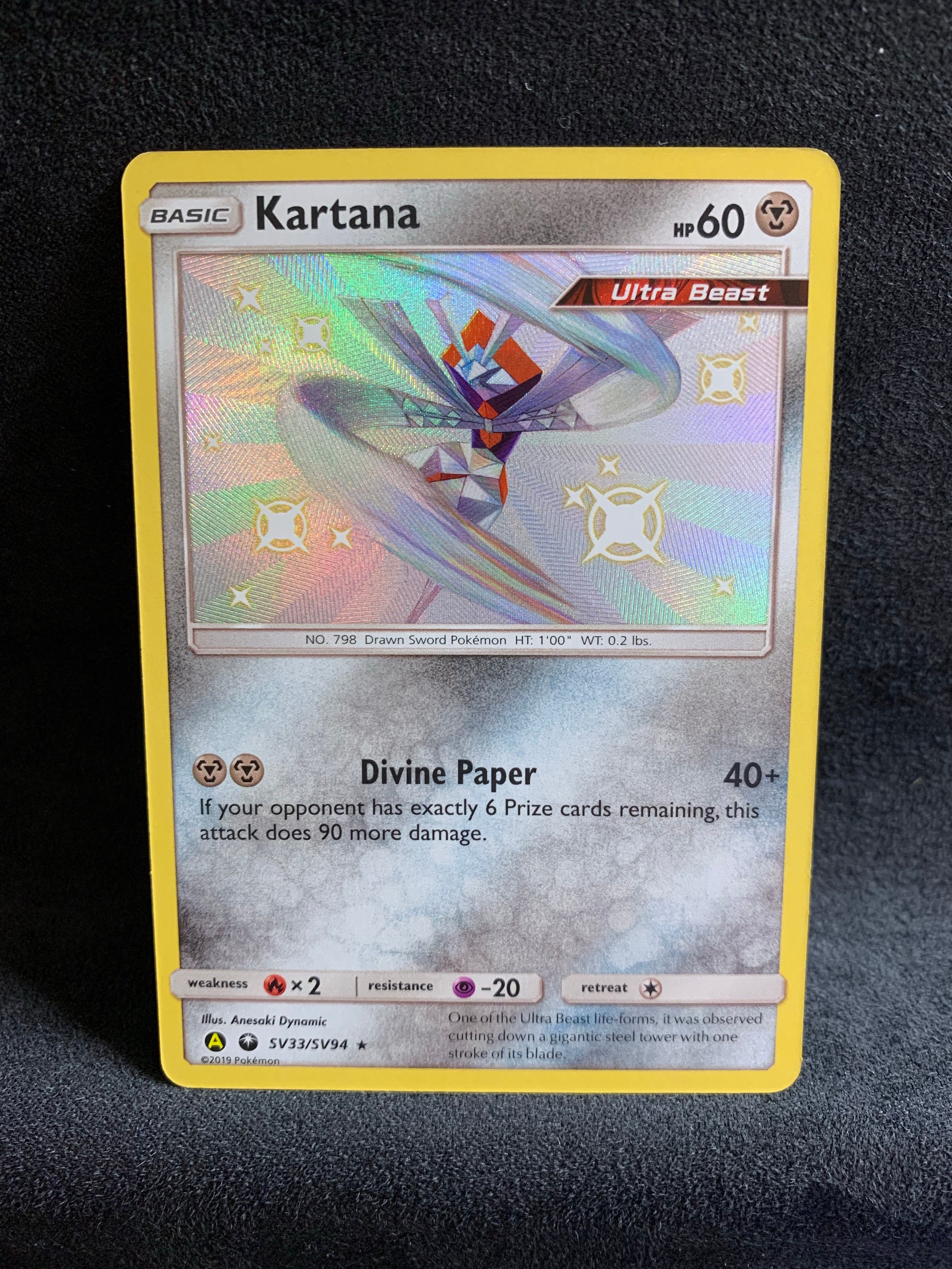 Kartana GX - SV73/SV94 Hidden Fates Full Art Shiny Pokemon - NM/MINT – The  PokéTrade Emporium