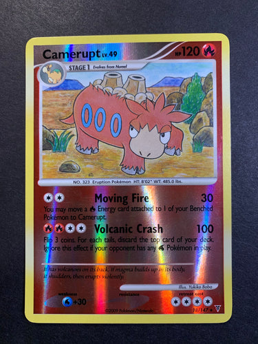 Camerupt - 18/147 Reverse Holo Rare - Supreme Victors