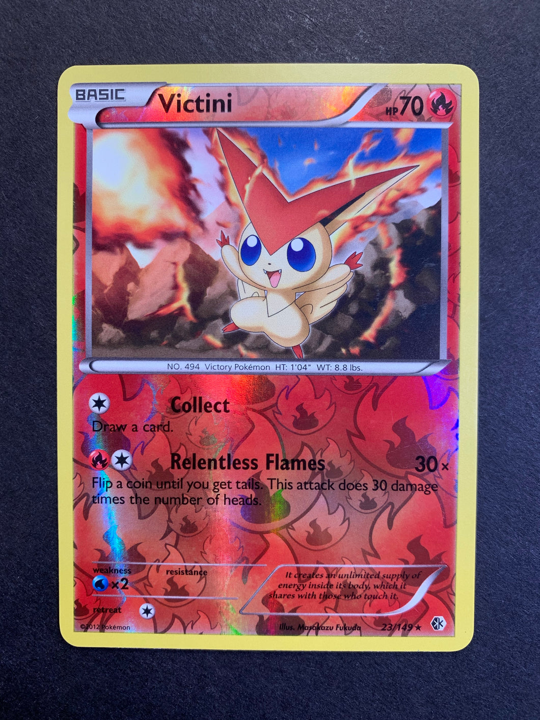 Victini (23/149) - Boundaries Crossed - Near Mint Reverse Holofoil Victini (23/149) - Boundaries Crossed - Near Mint Reverse Holofoil