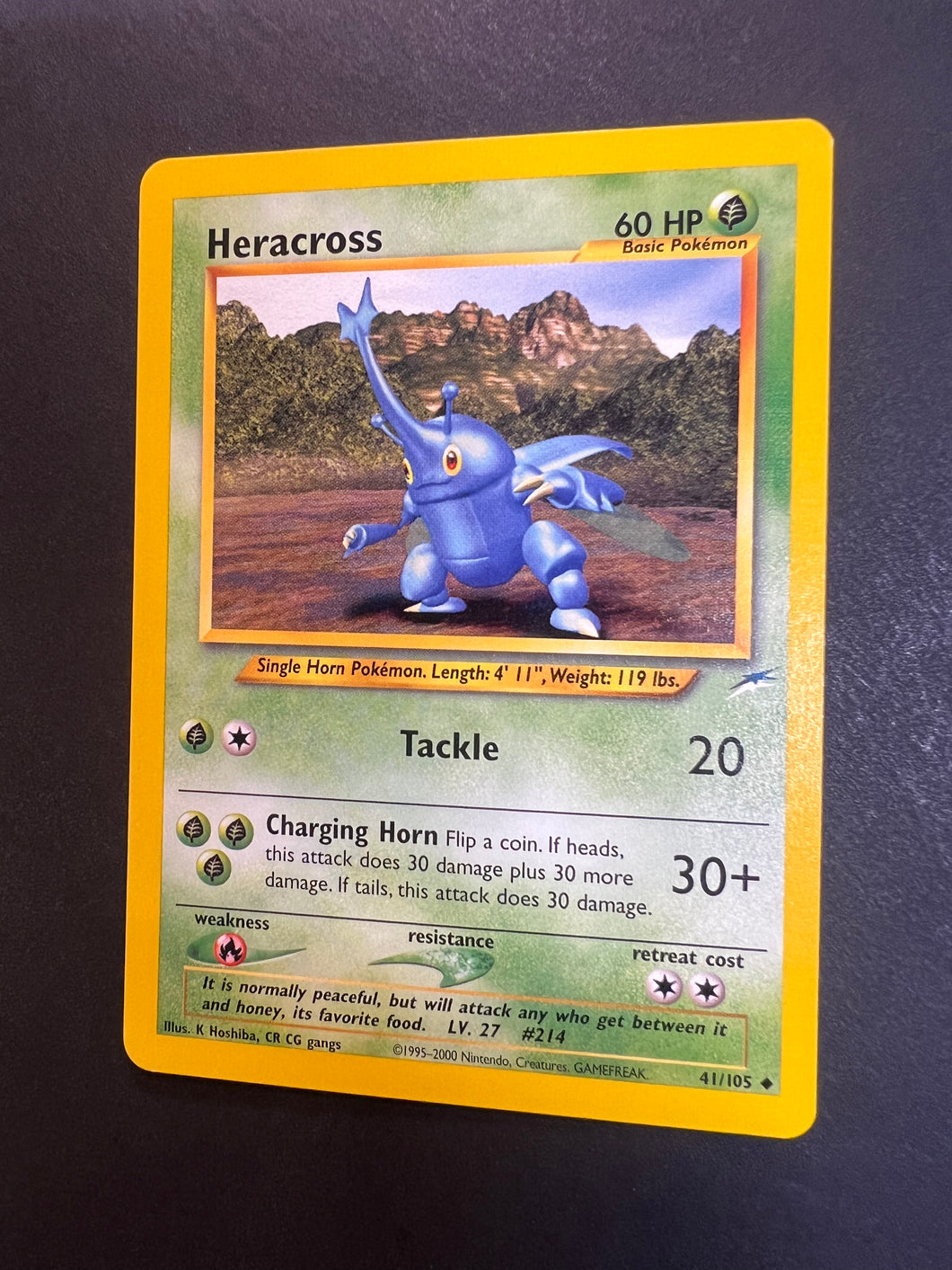 Heracross - 41/105 Neo Destiny Set