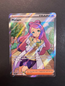 Miriam - 238/198 Full Art Ultra Rare Trainer - Scarlet & Violet JAB Games13 Miriam - 238/198 Full Art Ultra Rare Trainer - Scarlet & Violet JAB Games13
