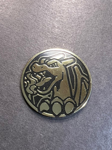 Official Pokemon Jumbo Gold Charizard Coin