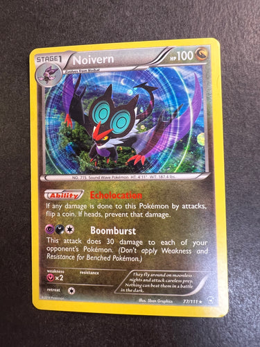 Noivern - 77/111 Cosmos Holo Rare Promo - XY Furious Fists