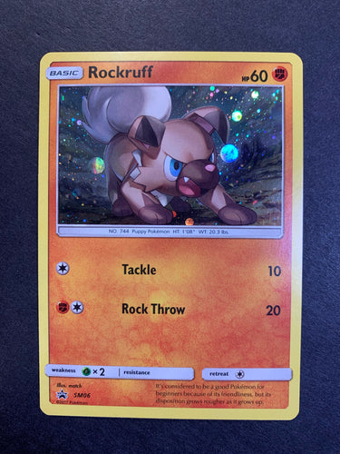 Rockruff - SM06 Holo Rare Promo