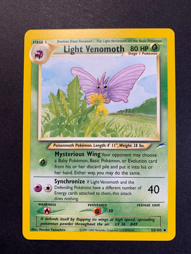 Light Venomoth - 53/105 Vintage Neo Destiny