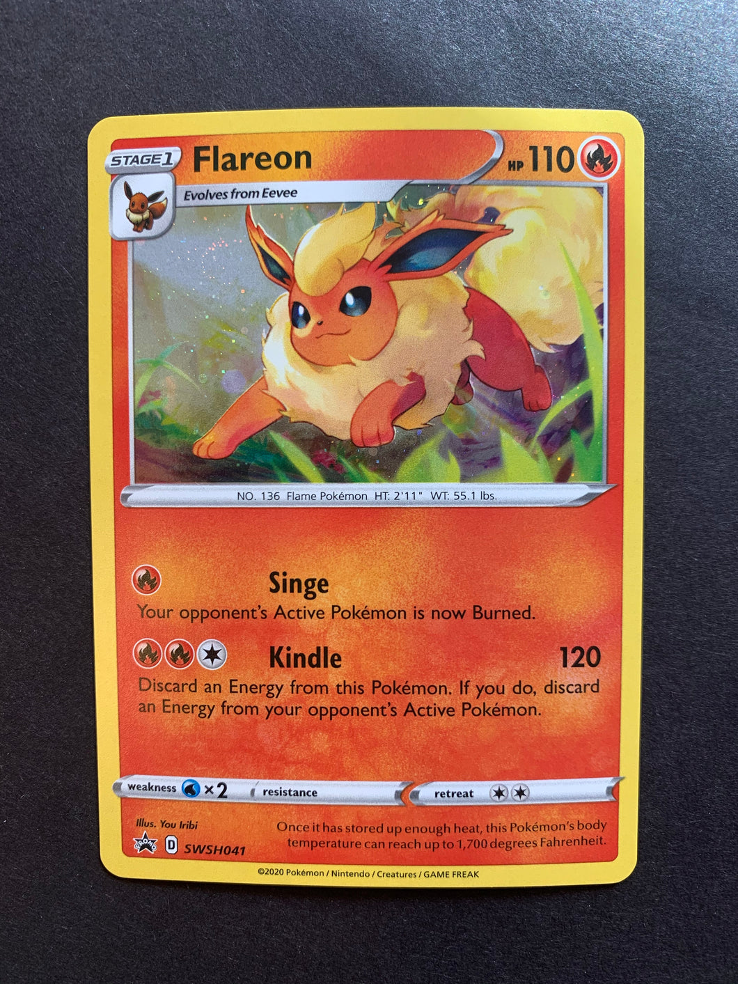 Flareon - SWSH041 Holo Rare Promo JAB Games13 Flareon - SWSH041 Holo Rare Promo JAB Games13
