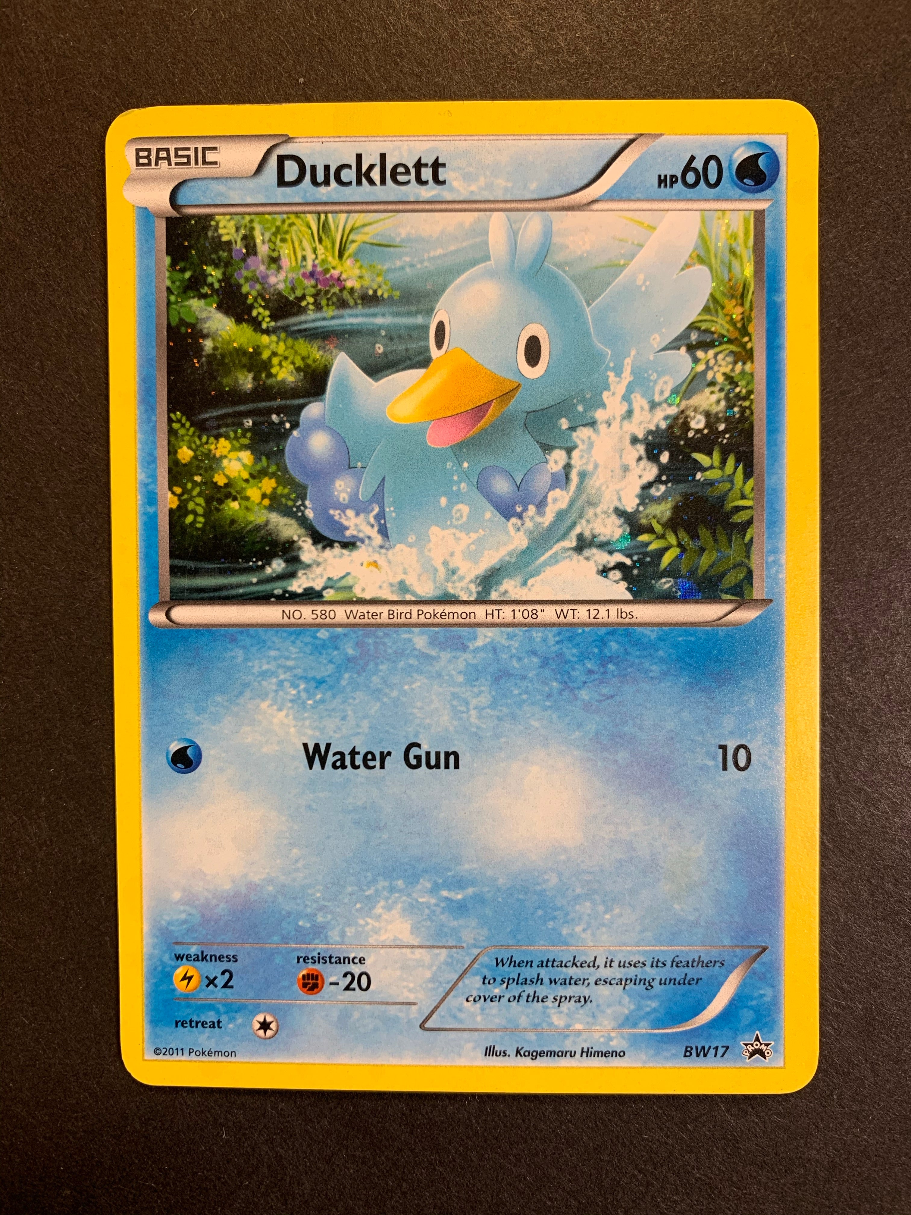 Pokemon Promo Ducklett Bw17