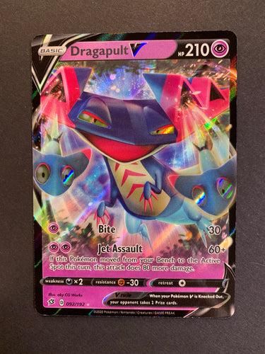 Dragapult V - 092/192 Ultra Rare - Rebel Clash