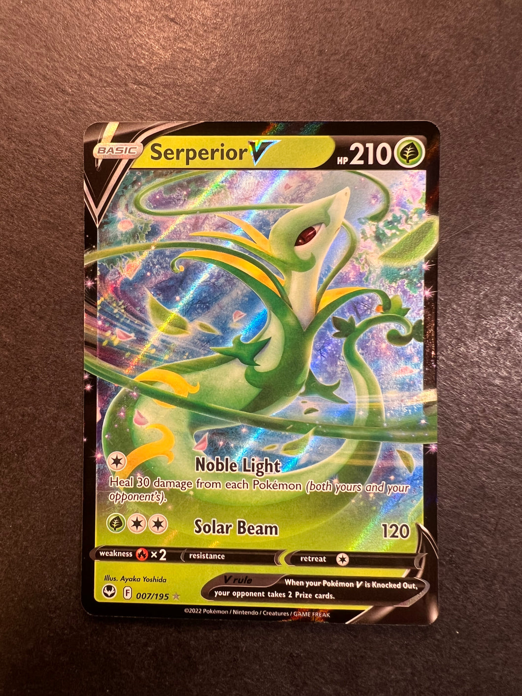 Serperior V - 007/195 Ultra Rare - Silver Tempest JAB Games13 Serperior V - 007/195 Ultra Rare - Silver Tempest JAB Games13