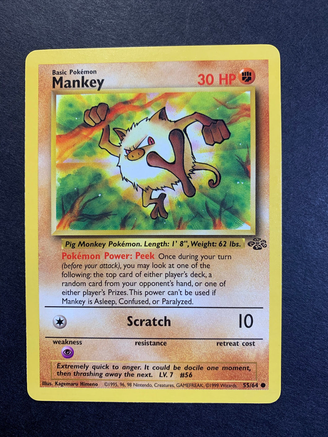mankey 1995 pokemon card value | Jungle 1999 mankey 1995 pokemon card value